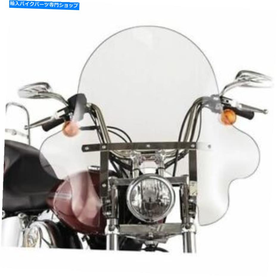 Windshield クリア/クロムスリップストーマーSS-32 FALCON 20「テーパーフォーク用フロントガラス Clear/Chrome Slipstreamer SS-32 Falcon 20" Windshield For Tapered Forks【並行輸入品】｜Us Custom Parts Shop USDM