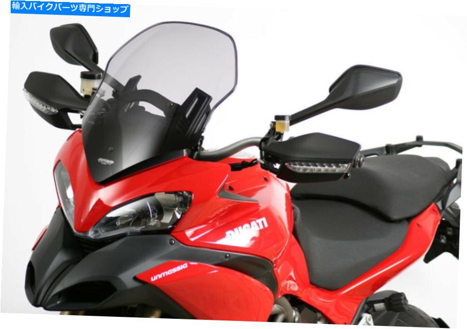 Windshield MRAツーリングウィンドスクリーン「T」Multistrada 1200S 09-12ブラック MRA Touring Windscreen \