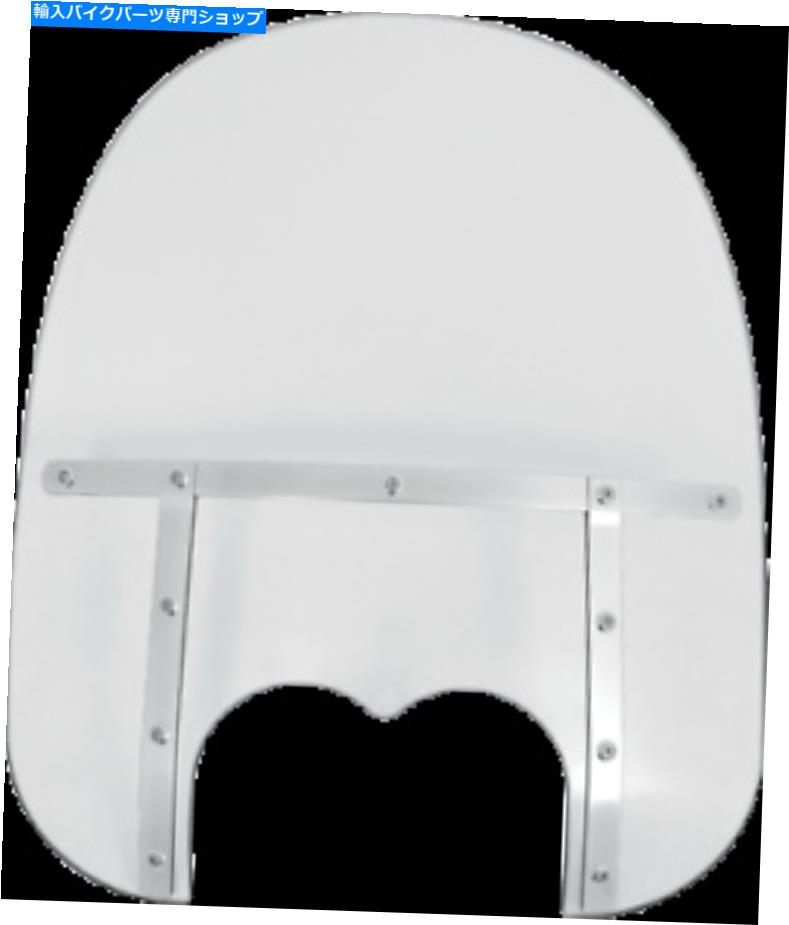 Windshield メンフィスシェードMEM6930メンフィス脂肪ウインドシールド19inデュアルカットアウト - クリア Memphis Shades MEM6930 Memphis Fats Windshield 19in Dual Cutout - Clear【並行輸入品】｜Us Custom Parts Shop USDM