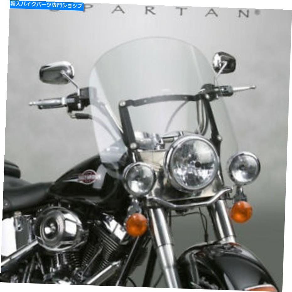 Windshield Harley-Davidson N21300用ナショナルサイクル16.25inスパルタンウインドシールド National Cycle 16.25in Spartan Windshield for Harley-Davidson N21300【並行輸入品】