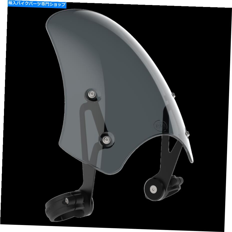 Windshield Harley-Davidson FXDWGワイドグライド（2006-17） - ダーツマーリンフライスクリーンダークタント Harley-Davidson FXDWG Wide Glide (2006-17) - Dart Marlin Flyscreen in Dark Tint【並行輸入品】
