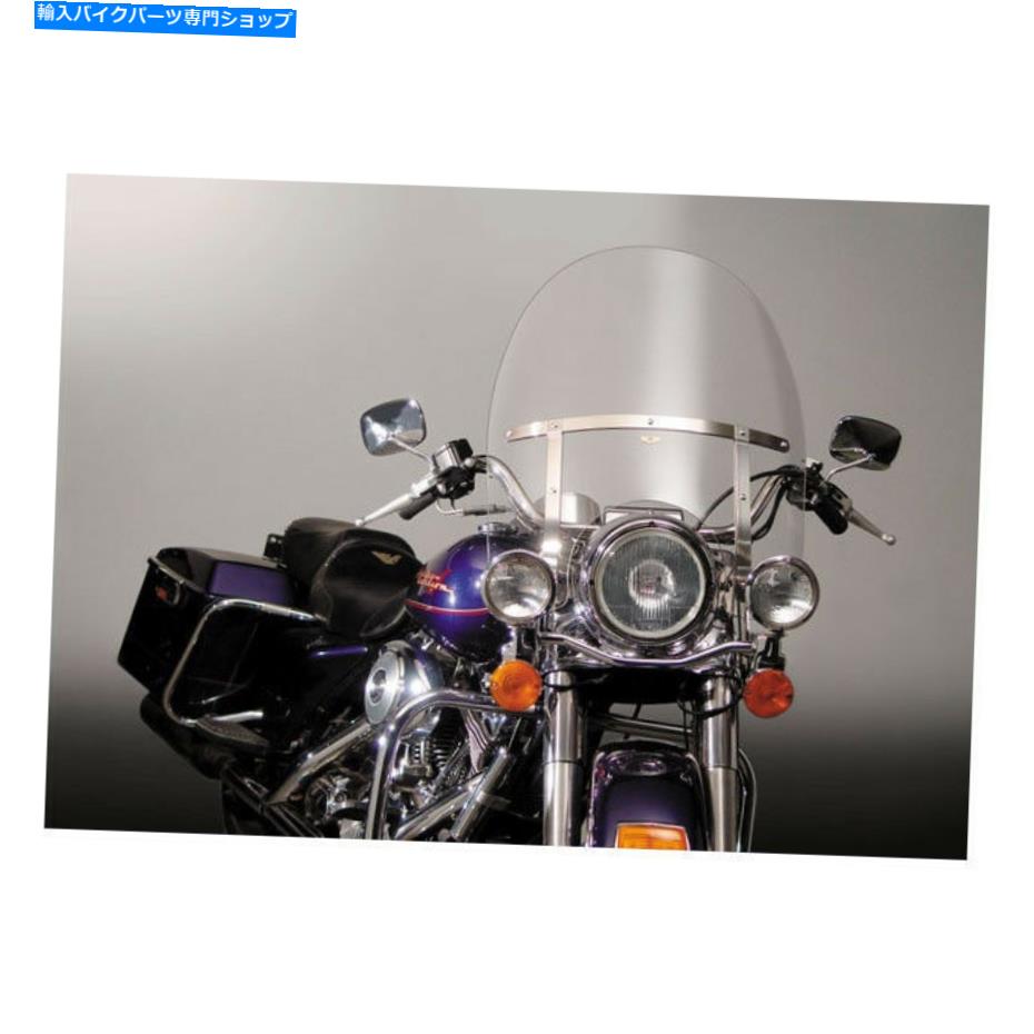 Windshield ハーレーダビッドソンFLHRのための国サイクルOEMの交換のディスクのフロントガラスのクリア National Cycles OEM Replacement Disc Windshield Clear For Harley-Davidson FLHR【並行輸入品】