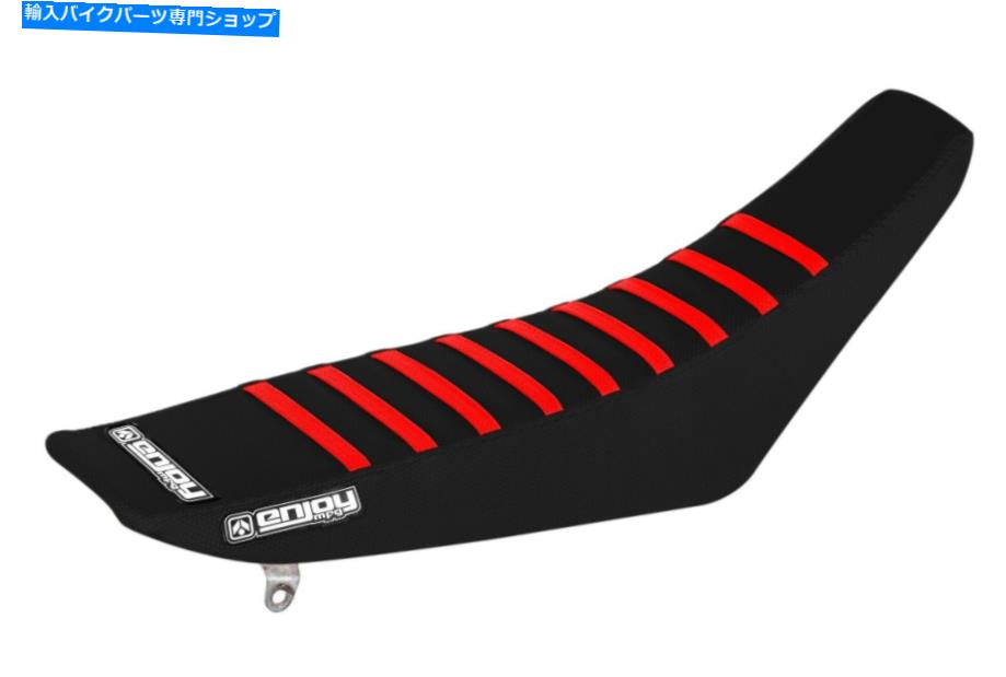 シート ホンダCRF 450 Rシートカバーフィット2017 2018 2018 2019ブラック/レッドリブグリッパーグリッパーMFGをお楽しみください Honda Crf 450 R Seat Cover fit 2017 2018 2019 Black/Red Ribs Gripper Enjoy Mfg【並行輸入品】