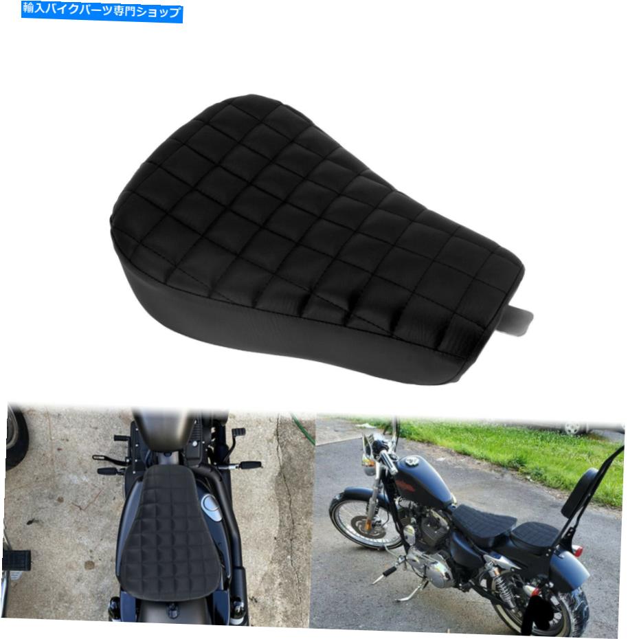 シート ブラックオートバイドライバーソロシートクッションフィットハーレースポーツスター48 72 2012-15 Black Motorcycle Driver Solo Seat Cushion Fit For Harley Sportster 48 72 2012-15【並行輸入品】