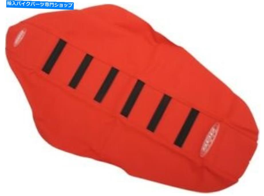 シート SDG 6リブグリッパーシートカバーブラックリブ/レッドトップ/レッドサイドホンダCRF250R 2018 SDG 6-Rib Gripper Seat Cover Black Ribs/Red Top/Red Sides Honda CRF250R 2018【並行輸入品】