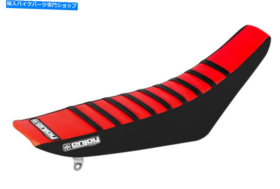 シート ホンダCRF 250 Rシートカバー2018 2019ブラック/レッド/ブラックリブMFGグリッパーをお楽しみください Honda Crf 250 R Seat Cover 2018 2019 Black / Red / Black Rib Enjoy MFG Gripper【並行輸入品】