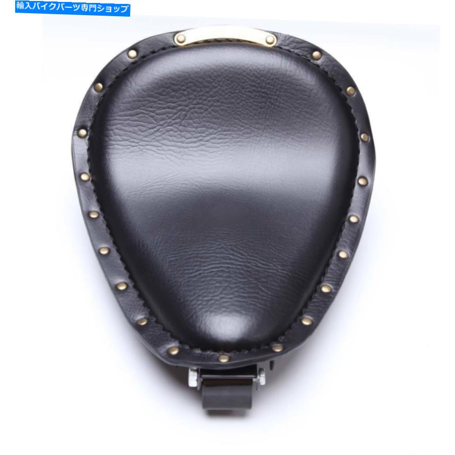 シート ホンダチョッパーボバー米ブラックソフトレザーオートバイソロシートスプリングキット For Honda Chopper Bobber US Black Soft Leather Motorcycles Solo Seat Spring Kit【並行輸入品】