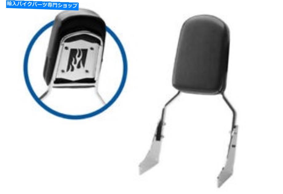 シート ホンダシャドウSaber VT1100C2のためのSissy Barの背もたれのオートバイの乗客の座席の座席パッド Sissy Bar Backrest Motorcycle Passenger Seat Pad For Honda Shadow Sabre VT1100C2【並行輸入品】