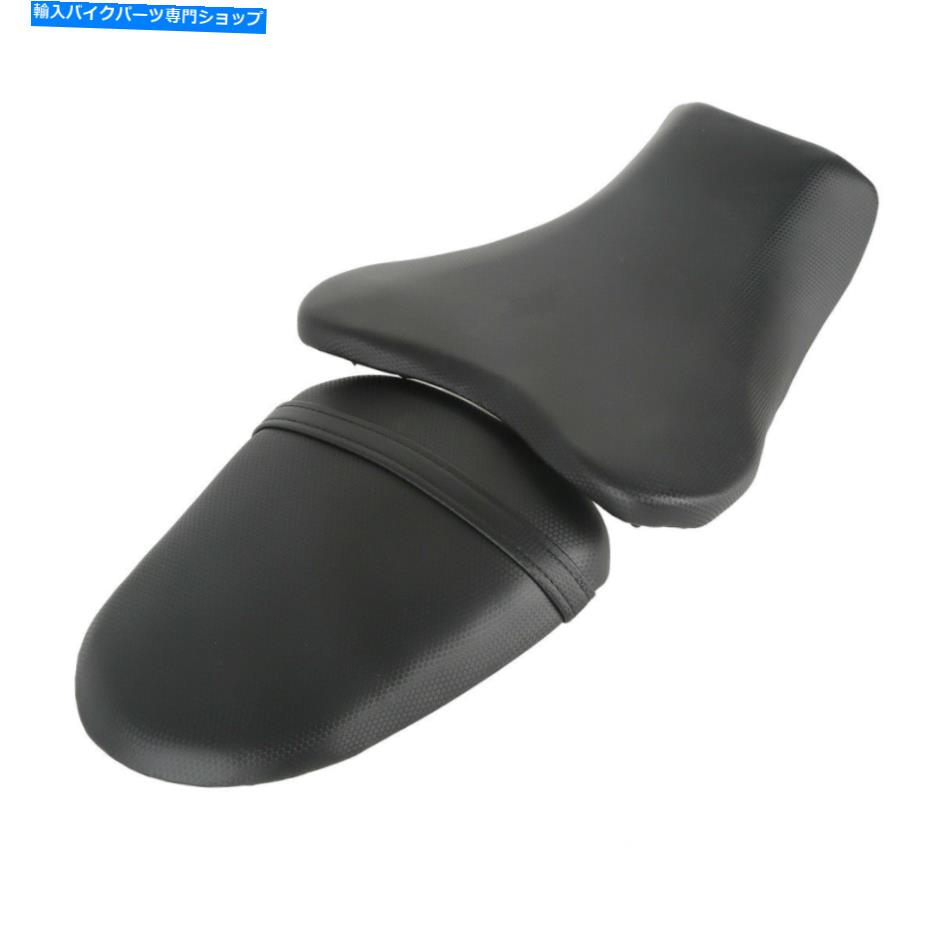 シート スズキGSXR1000 2007 2008のオートバイブラックドライバーライダー＆旅客シートフィット Motorcycle Black Driver Rider & Passenger Seat Fit For Suzuki GSXR1000 2007 2008【並行輸入品】