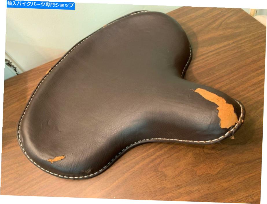 シート ソロシートハーレーパンヘッドナックルヘッドFlathead WL UL VL Vintage Pogo Police Brown Solo Seat Harley Panhead Knucklehead Flathead WL UL VL Vintage Pogo Police Brown【並行輸入品】