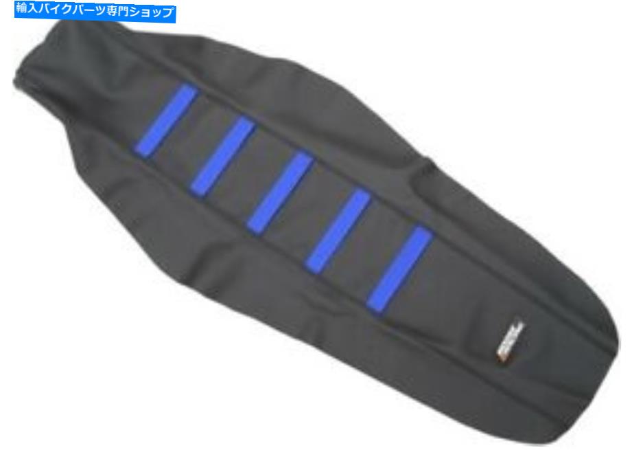 シート ムースリブシートカバーブラック/ブルーハウスバルナFC 250 / FC 350 / FC 450 2016-2017 Moose Ribbed Seat Cover Black/Blue Husqvarna FC 250/FC 350/FC 450 2016-2017【並行輸入品】
