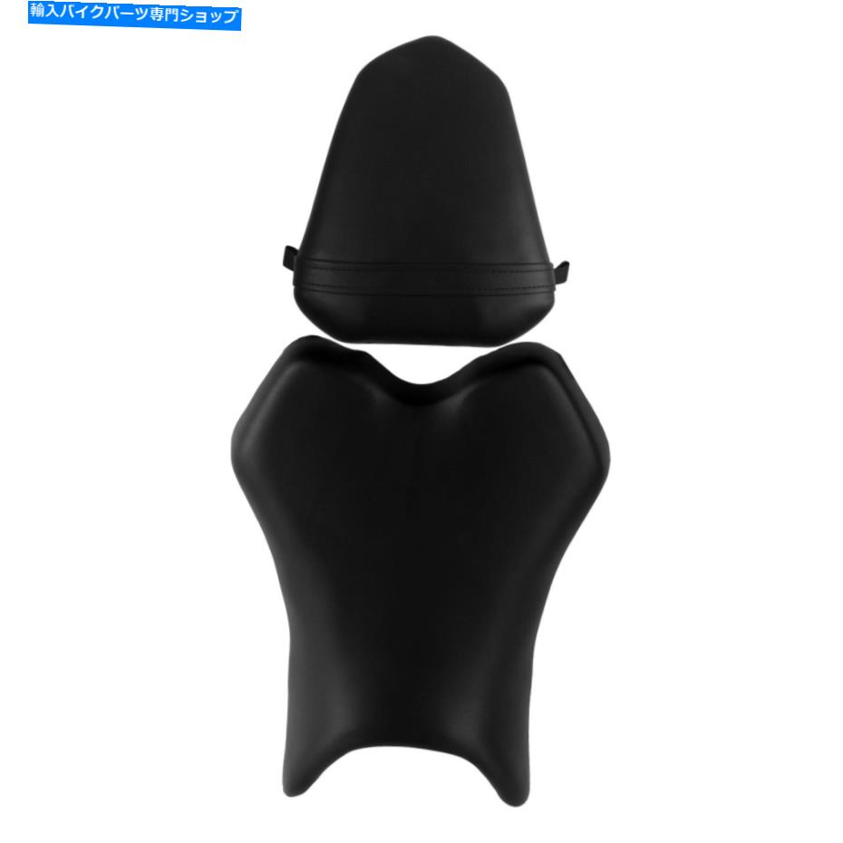 シート フロントリアライダードライバー＆助手席フィットヤマハYZFR1 2007-2008ブラック Front Rear Rider Driver & Passenger Seats Fit For Yamaha YZFR1 2007-2008 Black【並行輸入品】