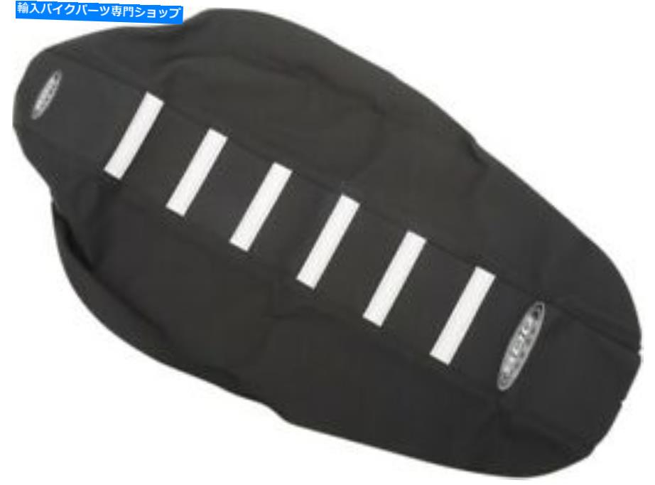 シート SDG 6リブグリッパーシートカバーホワイトリブ/ブラック＃95944WKホンダCRF250R 2018 SDG 6-Rib Gripper Seat Cover White Ribs/Black #95944WK Honda CRF250R 2018【並行輸入品】