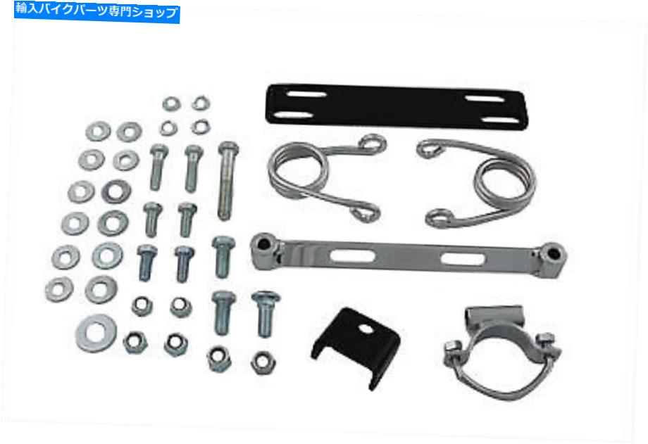 シート クロムヘアピンソロシートマウントキットフィットハーレーダビッドソン Chrome Hair Pin Solo Seat Mount Kit fits Harley-Davidson【並行輸入品】