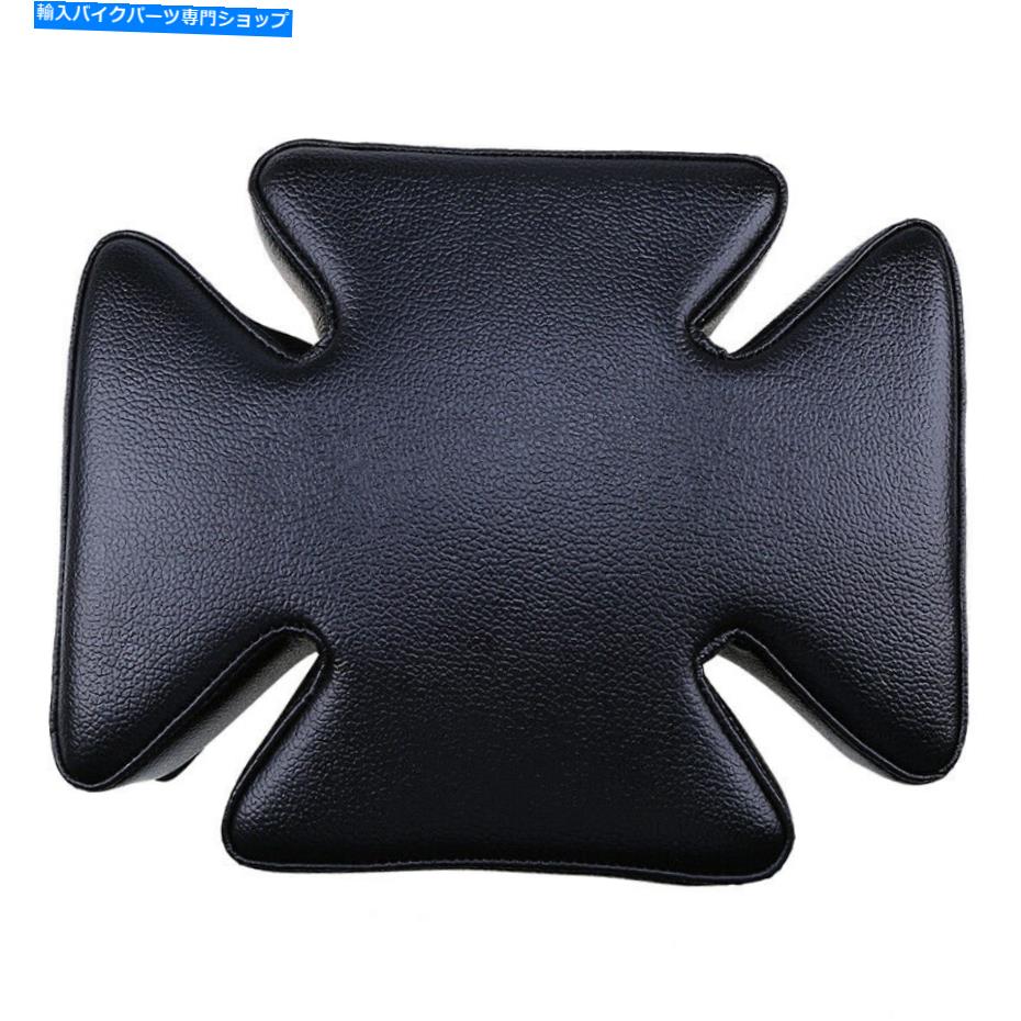 シート オートバイ旅客リアシートピリオンクッションレザーフィットハーレーチョッパーカスタム Motorcycle Passenger Rear Seat Pillion Cushion Leather Fit Harley Chopper Custom【並行輸入品】
