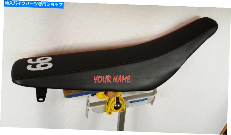 シート ホンダCRF 450Rグリッパーシートカバー名と番号フィット2009 - 2012 BLK /グリップ HONDA CRF 450R GRIPPER SEAT COVER NAME AND NUMBER FITS 2009 - 2012 BLK / GRIP【並行輸入品】