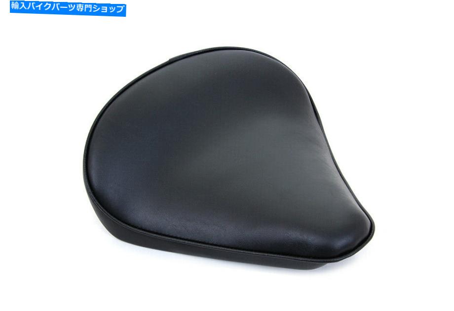 シート ブラックビニールソロシートはハーレー - ダビッドソンにフィットします Black Vinyl Solo Seat fits Harley-Davidson【並行輸入品】