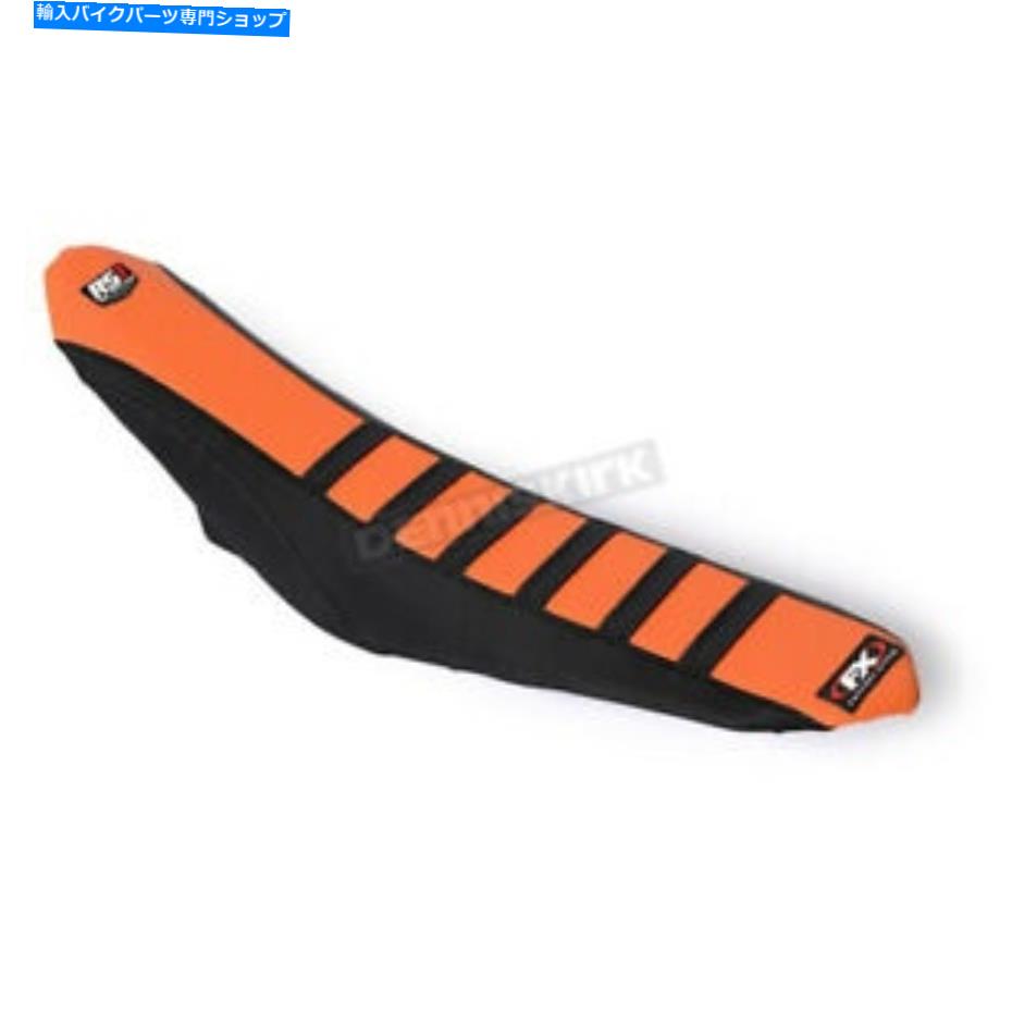 シート 工場エフェックスブラック/オレンジRS1シートカバー - 22-29532 Factory Effex Black/Orange RS1 Seat Cover - 22-29532【並行輸入品】