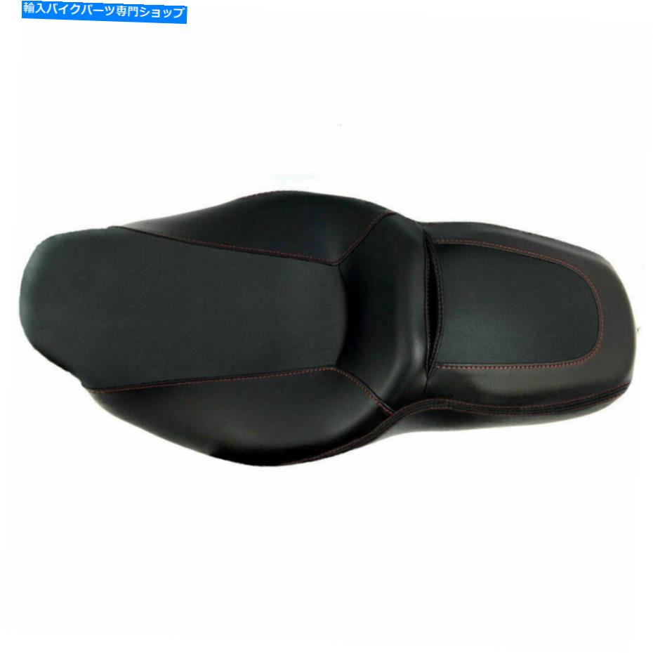 シート ストリートグライドハーリーツーリングシートカバーキットのため＃p52320-11赤いステッチ08-18 For Street Glide Harley Touring Seat Cover Kit # P52320-11 RED Stitching 08-18【並行輸入品】