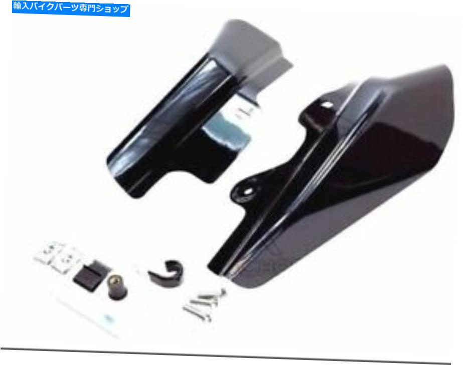 シート ブラックアンダーシートエンジンエアデフレクターフェアリングハーリーツーリングモデル2001-2007 Black Under Seat Engine Air Deflector Fairing Harley Touring Models 2001-2007 FL【並行輸入品】