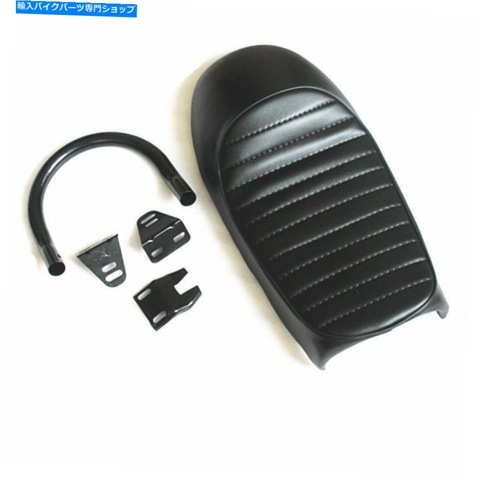 シート 230mmフレームフープシートループバイクが付いている黒のこぶカフェのレーサービンテージシートクッション Black Hump Cafe Racer Vintage Seat Cushion with 230mm Frame Hoop Seat Loop Bike【並行輸入品】