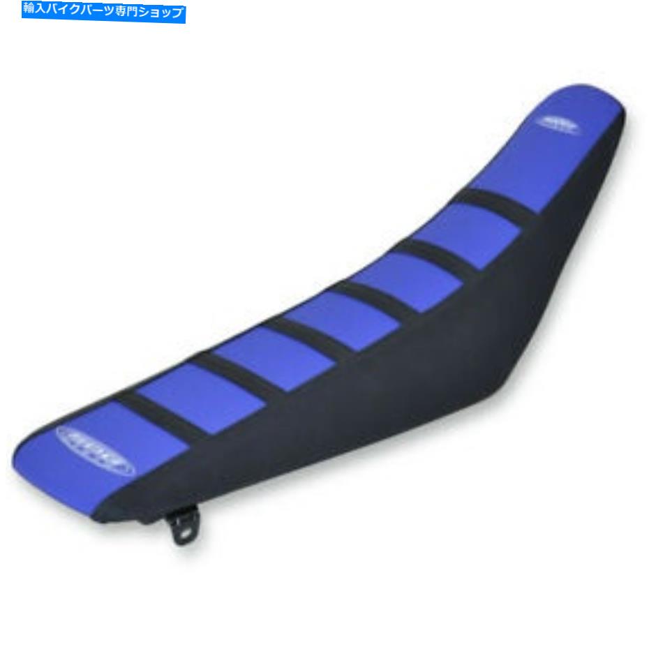 シート SDG 6リブグリッパーシートカバー - YZ 125/250（ブルー/ブラック）95910KBK SDG 6-Rib Gripper Seat Cover - YZ 125/250 (Blue / Black) 95910KBK【並行輸入品】