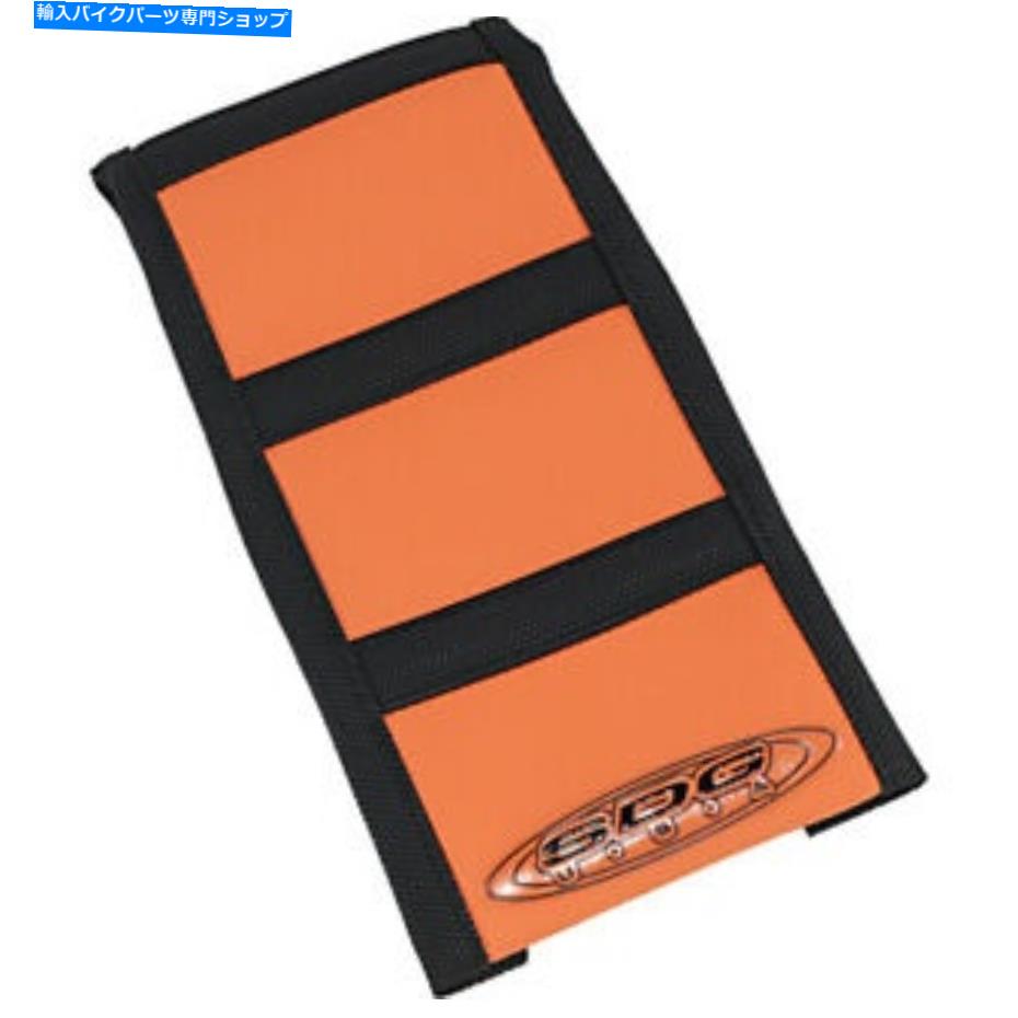 シート SDG 6リブグリッパーシートカバー - SXF（オレンジ/ブラック）95940KOK SDG 6-Rib Gripper Seat Cover - SXF (Orange / Black) 95940KOK【並行輸入品】