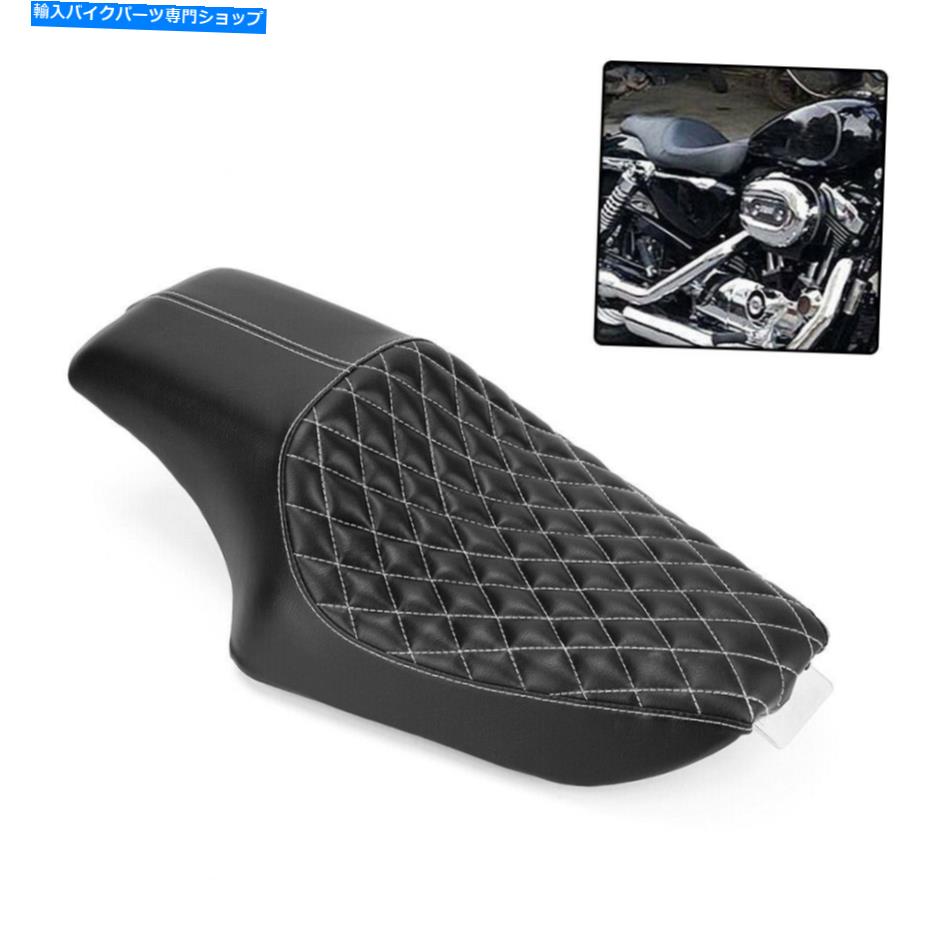シート ハーリースポーツスター883カスタムXL883C 04-06のための2アップ旅客ライダーシートクッション Two-Up Passenger Rider Seat Cushion for Harley Sportster 883 Custom XL883C 04-06【並行輸入品】