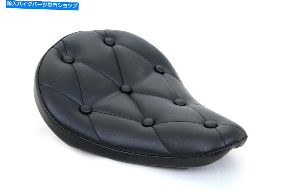 シート ボタンが付いているブラックビニールソロシートハーレー - ダビッドソン Black Vinyl Solo Seat with Buttons fits Harley-Davidson【並行輸入品】｜Us Custom Parts Shop USDM