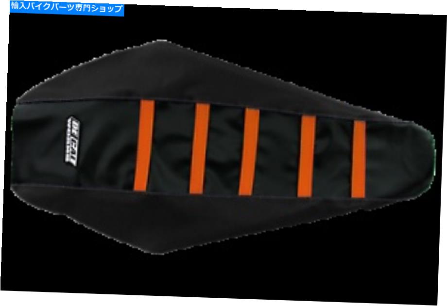 シート KTM用デカール作品ブラック/ブラック/オレンジシートカバー DeCal Works Black / Black / Orange Seat Cover for KTM【並行輸入品】