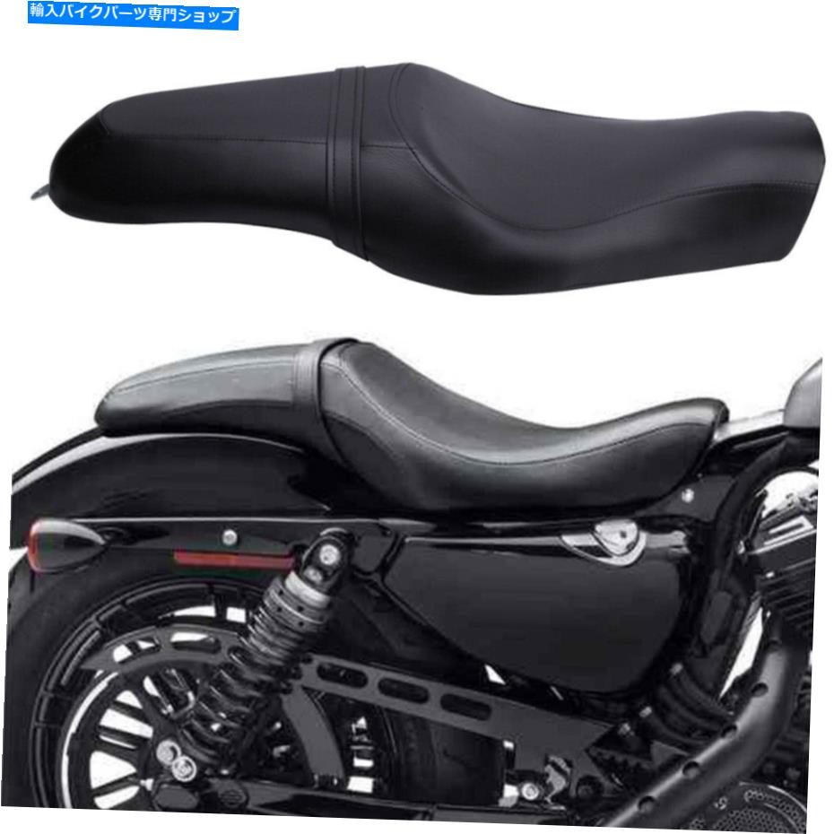 シート フロントドライバーリアの乗客の2つの上のシートブラックのハーリースポーツスターXL883 04-16 Front Driver Rear Passenger Two Up Seat Black For Harley Sportster XL883 04-16【並行輸入品】|Us Custom Parts Shop USDM