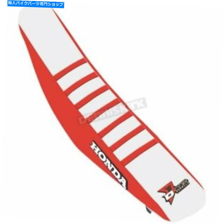 シート D'Corビジュアル赤/白のリブシートカバー - 30-10-464 D'COR Visuals Red/White Rib Seat Cover - 30-10-464【並行輸入品】