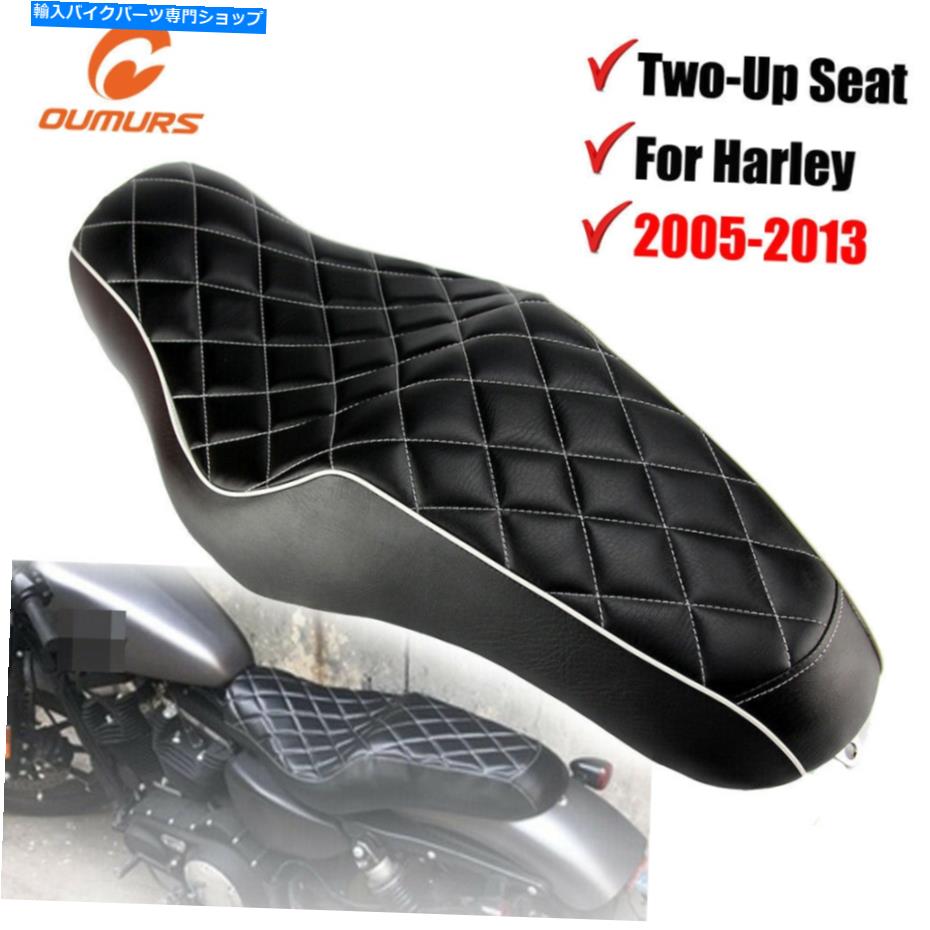 シート ハーレースポーツスターXL 883 1200 2005-2013のための運転者ライダー旅客のツウーアップシート Driver Rider Passenger Two-Up Seat for Harley Sportster XL 883 1200 2005-2013【並行輸入品】｜Us Custom Parts Shop USDM 37,742円