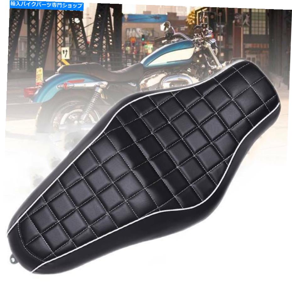 シート ハーリースポーツスターXL 1200 883のための新しいドライバー＆リアの旅客レザー2アップシート NEW Driver & Rear Passenger Leather Two Up Seat for Harley Sportster XL 1200 883【並行輸入品】｜Us Custom Parts Shop USDM