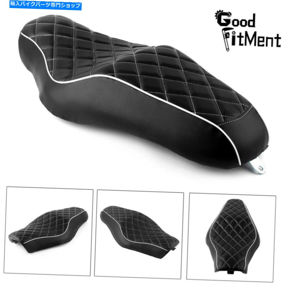シート ハーリースポーツスターXL1200 883アイアンカスタムのための黒の運転席の2つの上の座席 Black Driver Passenger Two up Seat For Harley Sportster XL1200 883 Iron Custom【並行輸入品】｜Us Custom Parts Shop USDM