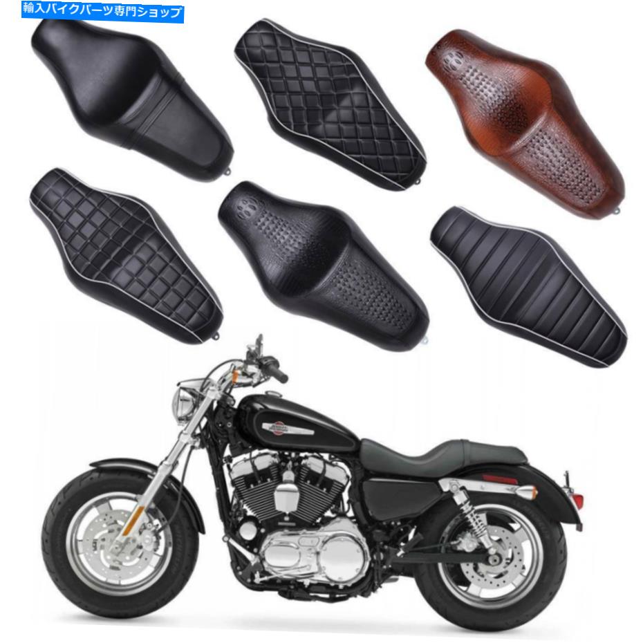 シート ドライバー＆リアの乗客革の2つのアップシートのハーレースポーツスターXL 883 1200 48 Driver & Rear Passengers Leather Two Up Seat for Harley Sportster XL 883 1200 48【並行輸入品】｜Us Custom Parts Shop USDM 36,864円