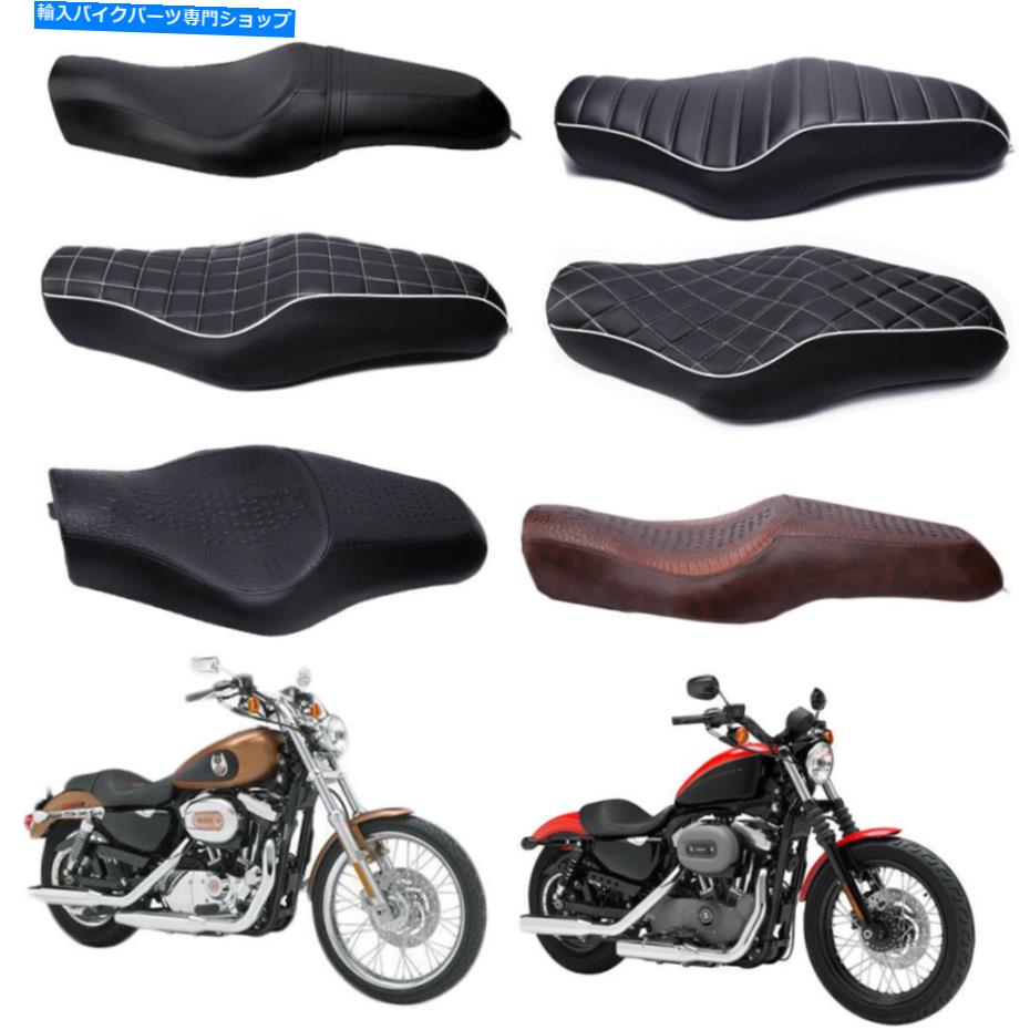 シート ハーリースポーツスターXL 1200 883 72 BT1のためのオートバイの運転手の乗客の2つの上の座席 Motorcycle Driver Passenger Two Up Seat for Harley Sportster XL 1200 883 72 BT1【並行輸入品】|Us Custom Parts Shop USDM