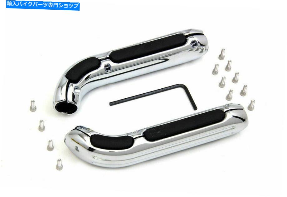 シート V-Twinによるハーレーダビッドソンのための助手席の手すりのカバーセット Passenger Seat Handrail Cover Set for Harley Davidson by V-Twin【並行輸入品】
