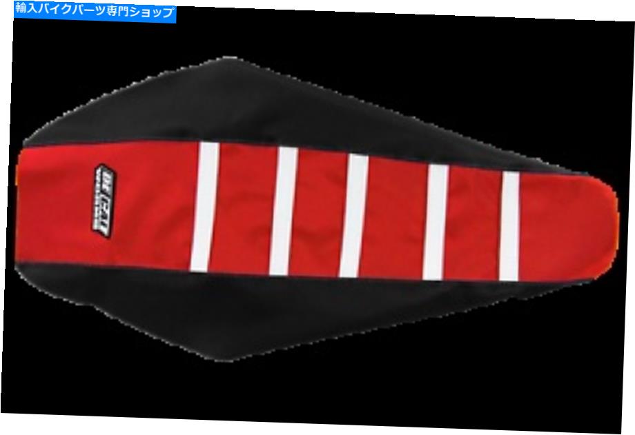 シート TECAL WORKSホンダ用黒/赤/白シートカバー DeCal Works Black / Red / White Seat Cover for Honda【並行輸入品】