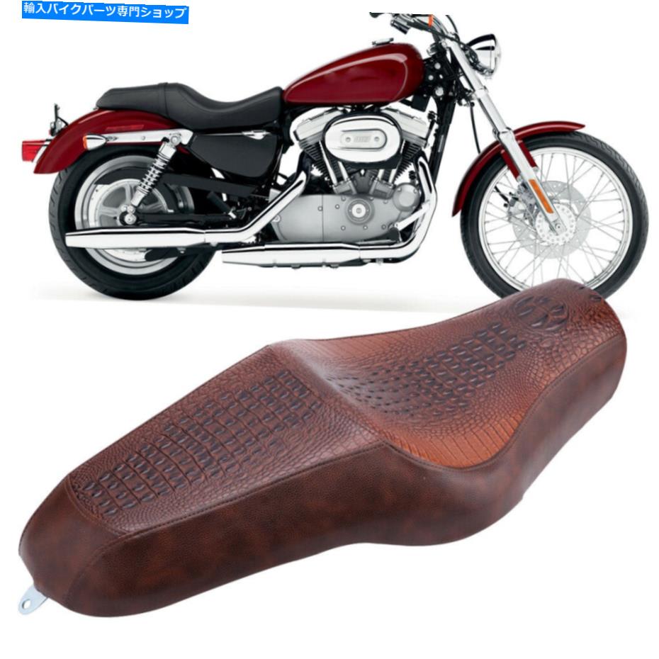 シート Harley Davidson Sportster XL 1200 883 48のための茶色の2つの運転席旅客席 Brown Two Up Driver Passenger Seat For Harley Davidson Sportster XL 1200 883 48【並行輸入品】|Us Custom Parts Shop USDM