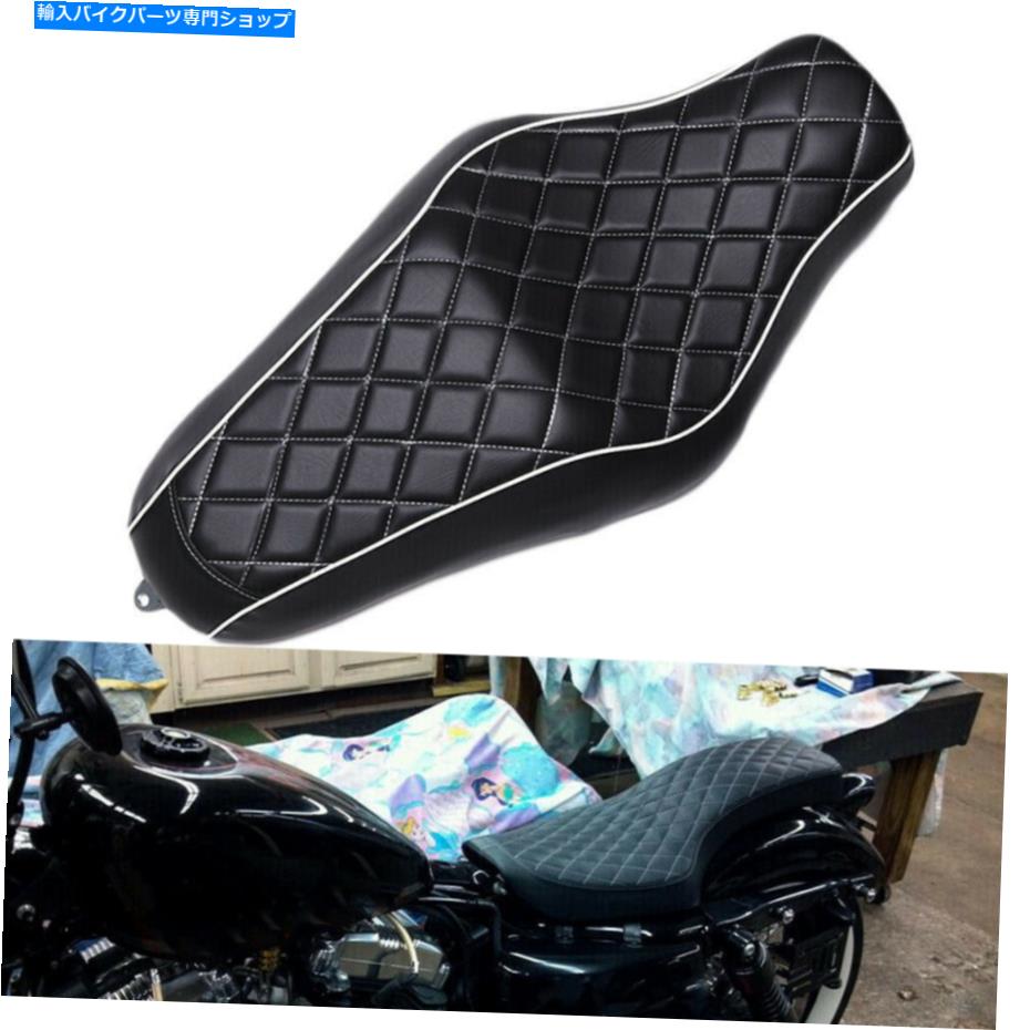 シート ブラックドライバーの乗客の2つの上の座席のためのハーリースポーツスター883 1200アイロン883 xl883n Black Driver Passenger Two Up Seat For Harley Sportster 883 1200 Iron 883 XL883N【並行輸入品】｜Us Custom Parts Shop USDM