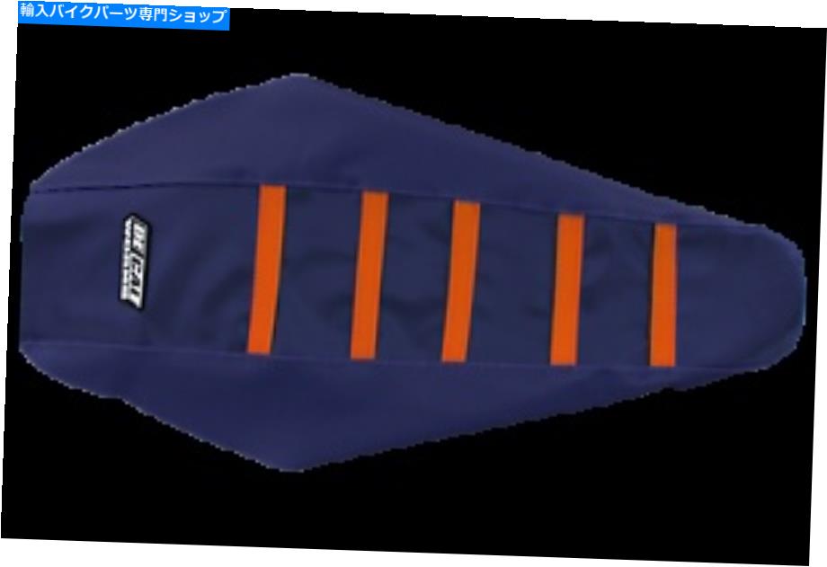 シート KTM用デカールワークス海軍/ネイビー/オレンジシートカバー DeCal Works Navy / Navy / Orange Seat Cover for KTM【並行輸入品】