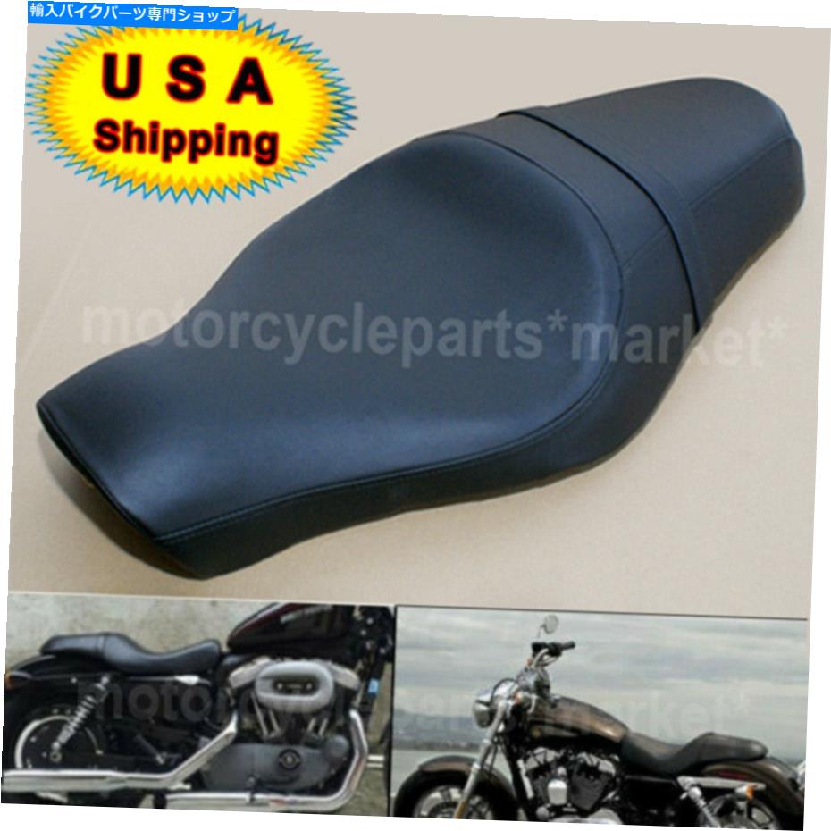 シート 米国の乗客&運転席の2つのアップクッションのサドルフィットHarley Sportster XL883C US Passenger&Driver Seat Two Up Cushion Saddle Fit For Harley Sportster XL883C【並行輸入品】|Us Custom Parts Shop USDM