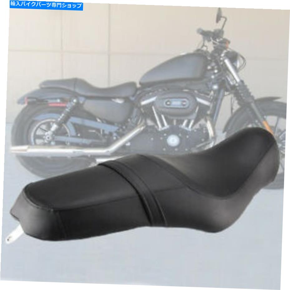 シート ドライバー&リアの旅客革の2つの上の座席のための座席883 xl883n 2010-2016 Driver & Rear Passenger Leather Two Up Seat For Harley Iron 883 XL883N 2010-2016【並行輸入品】|Us Custom Parts Shop USDM