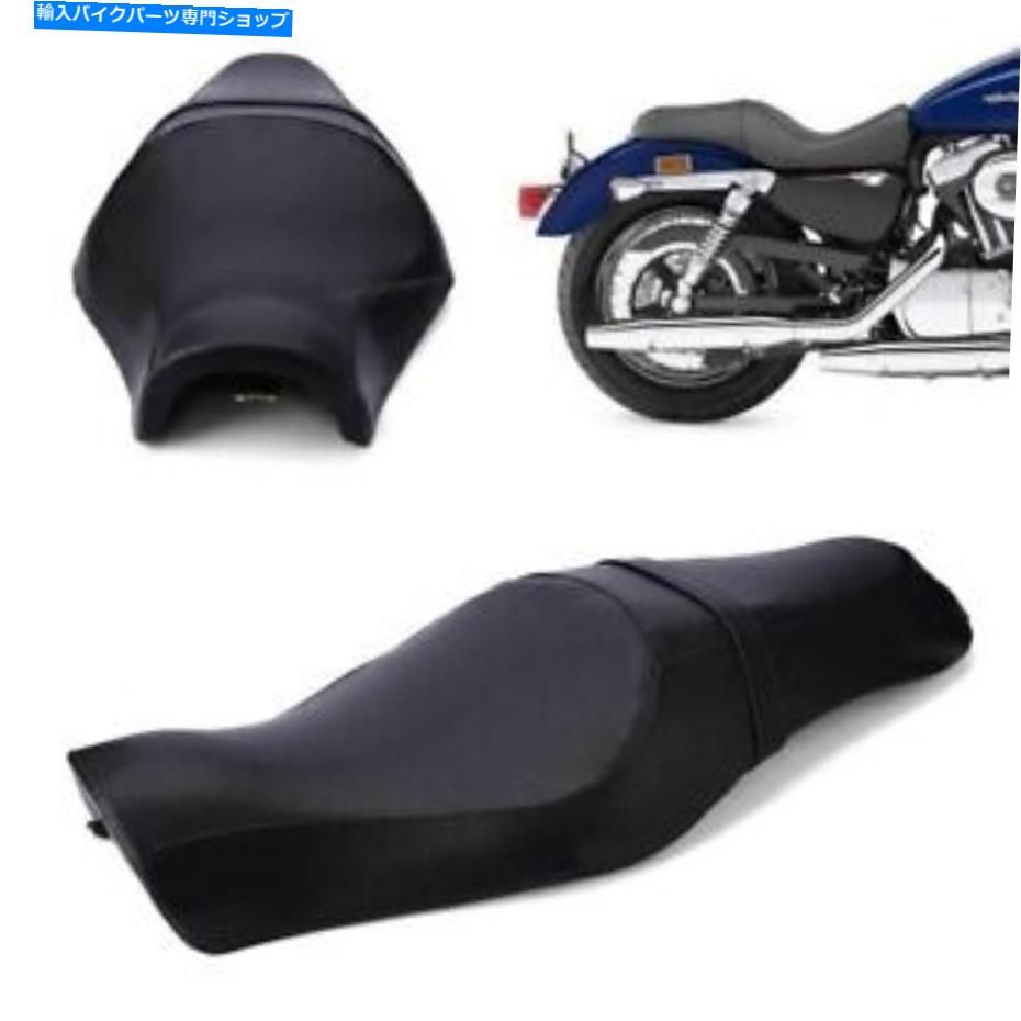 シート ハーレースポーツスターアイアンXL883 48 1200 2004-16のための新しい2アップ旅客シートブラック NEW Two-UP Passenger Seat Black For Harley Sportster Iron XL883 48 1200 2004-16【並行輸入品】｜Us Custom Parts Shop USDM