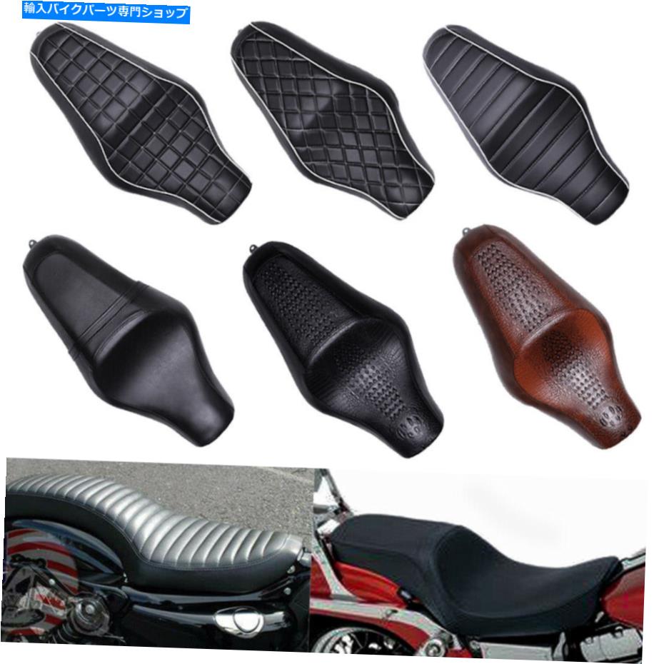 シート ハーレーダビッドソンスポーツスター883 1200のためのオートバイの2つの上のシートドライバー旅客 Motorcycle Two Up Seat Driver Passenger for Harley Davidson Sportster 883 1200【並行輸入品】|Us Custom Parts Shop USDM