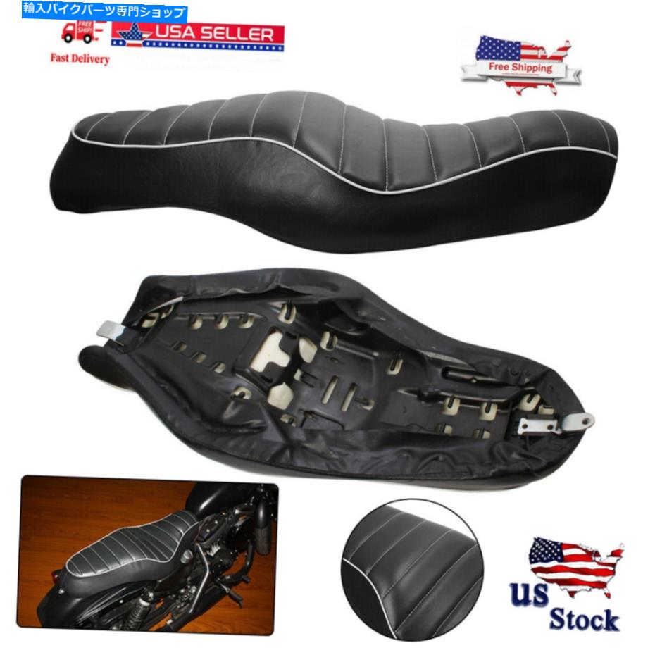 シート ハーリースポーツスターXL 883 1200 48 72のためのオートバイの運転者の乗客のツウーアップシート Motorcycle Driver Passenger Two-Up Seat for Harley Sportster XL 883 1200 48 72【並行輸入品】|Us Custom Parts Shop USDM