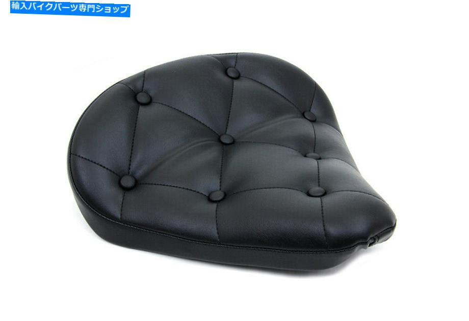 シート ボタンが付いているブラックビニールソロシートハーレー - ダビッドソン Black Vinyl Solo Seat with Buttons fits Harley-Davidson【並行輸入品】｜Us Custom Parts Shop USDM