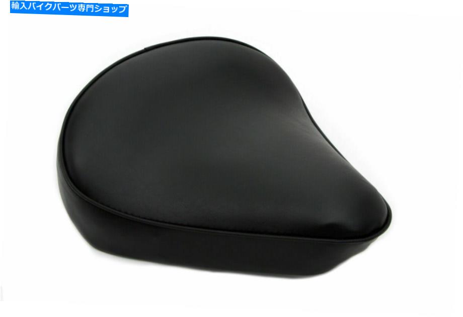 シート V-Twinによるハーレーダビッドソンのための黒滑らかなソロの座席 Black Smooth Solo Seat Large for Harley Davidson by V-Twin【並行輸入品】