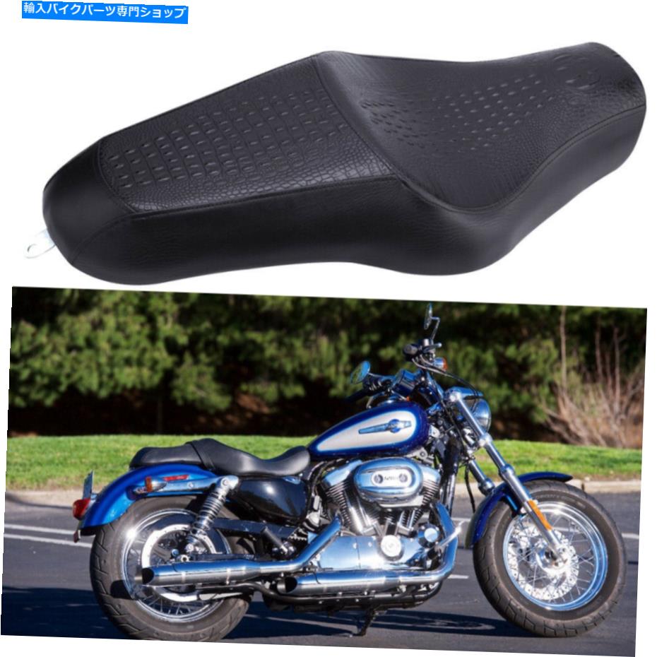 シート ハーレーダビッドソンスポーツスター883 1200 Aのオートバイの運転手の乗客の2つの上の座席 Motorcycle Driver Passenger Two Up Seat for Harley Davidson Sportster 883 1200 A【並行輸入品】｜Us Custom Parts Shop USDM
